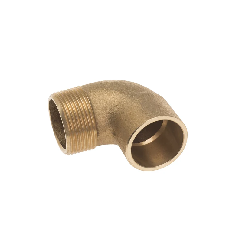 Gomito A 90° Filettato Maschio In Bronzo A Saldare 35 X 1"1/4