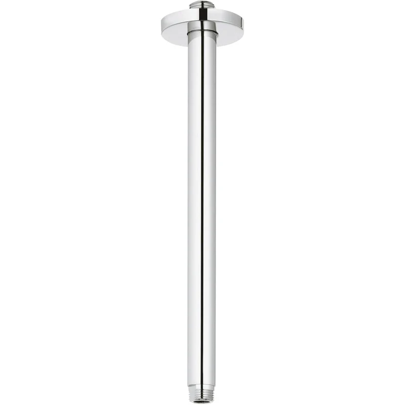 Braccio Doccia Verticale Tondo 1/2" - Cm 30 In Ottone