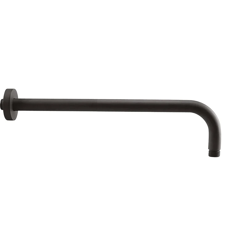 Braccio Doccia Round Tondo Nero Cm 40