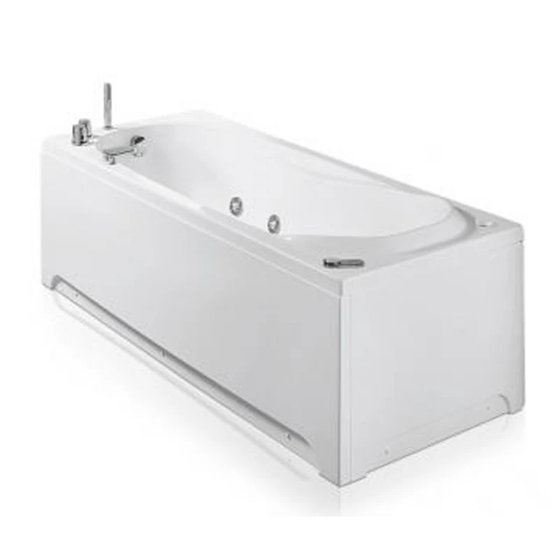 Vasca Idromassaggio Rettangolare Gea Con Telaio E Pannelli 170X70 Cm
