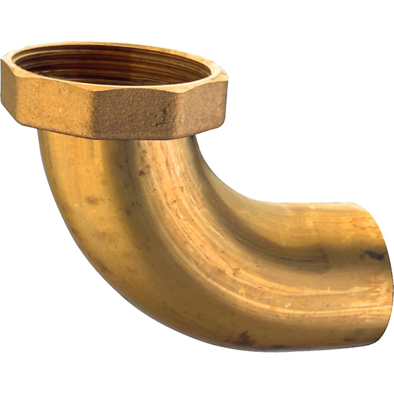 Codolo Curvo In Ottone 1"1/2 X Ø32 Mm