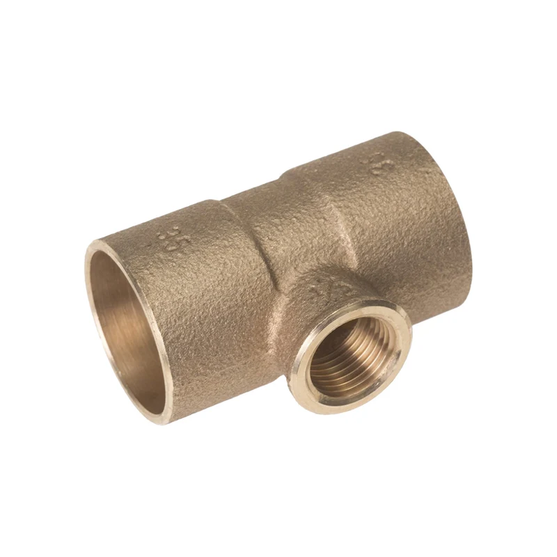 Tee Filettato Femmina In Bronzo A Saldare 22 X 3/4" X 22