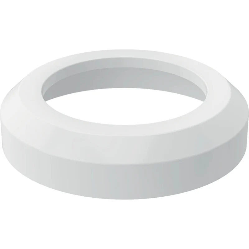 Rosone Da Parete Per Curva Wc 90° Bianco Ø 100 H 8,6