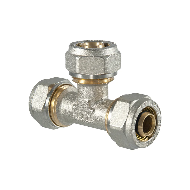 Tee A Compressione Per Tubo Multistrato Tdm Ø32 (3,0) Mm