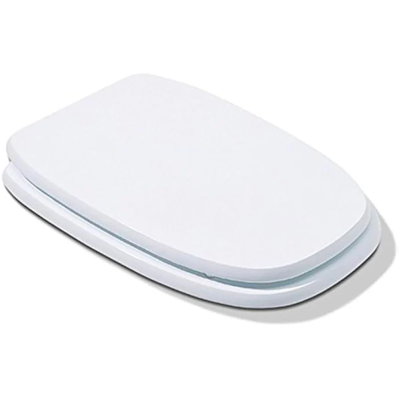 Sedile Mdf Poliesterato Square Bianco - Chiusura Normale