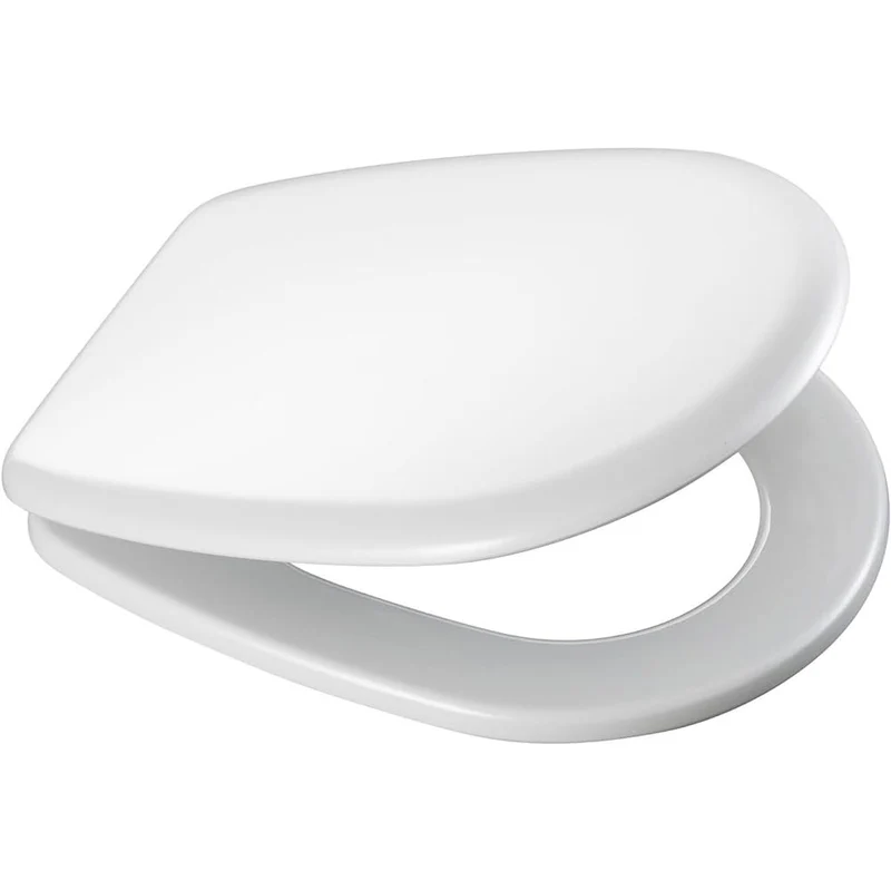 Sedile Mdf Poliesterato Liuto Bianco - Chiusura Normale