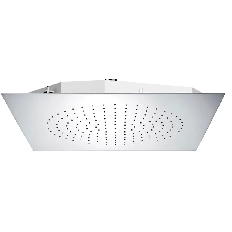 Soffione Doccia Da Incasso A Soffitto "Super-Mirror" 500 X 500 X 2 Mm