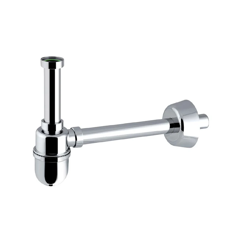 Sifone "Thermotrap" A Bottiglia Cromato 1" - Ø 26 X 250 Mm