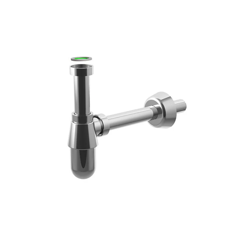 Sifone "Thermotrap" A Bottiglia Cromato 1"1/4 - Ø 32 X 250 Mm