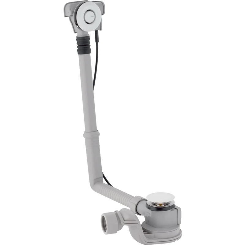 Sifone Per Vasca Con Azionamento Pushcontrol Ø 52 Cromato Lucido - L. 26 Cm