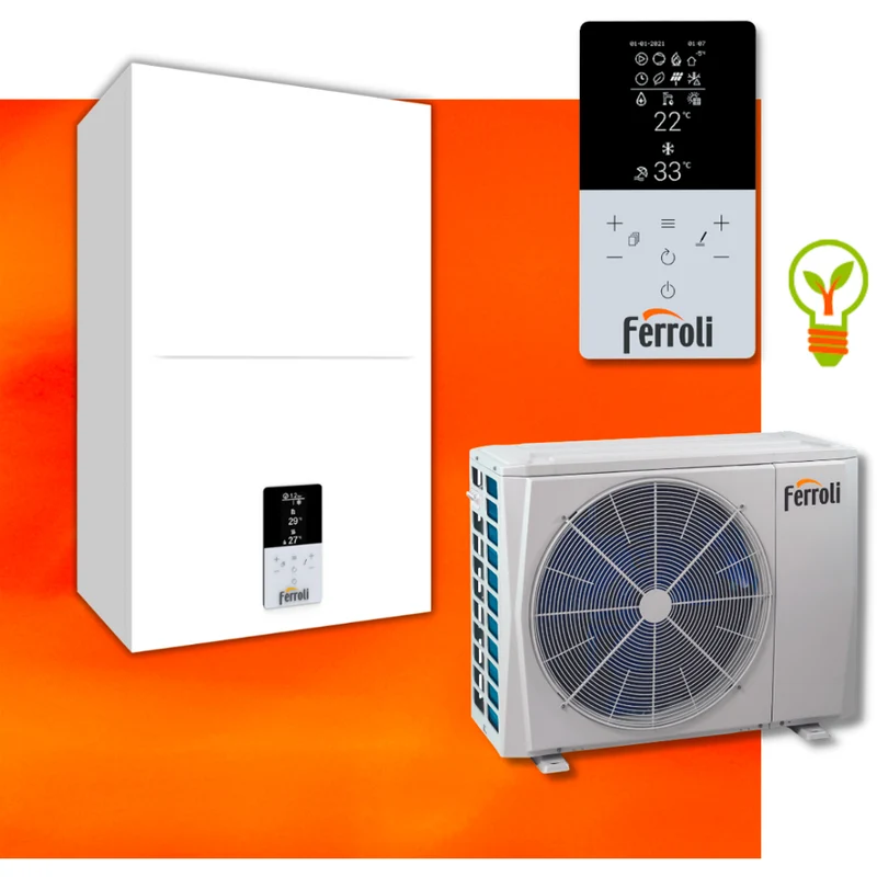 Pompa Di Calore Ibrida Reversibile Aria-Acqua "Omnia S 3.2 Hybrid C" 10 Kw