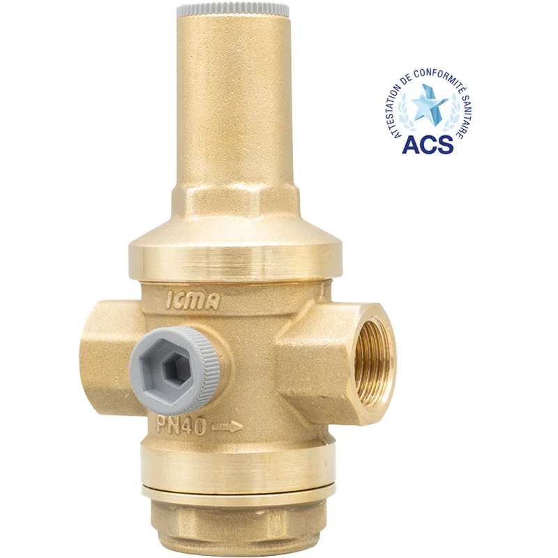Riduttore Di Pressione Acqua A Pistone Pn 40 Ff 1/2"