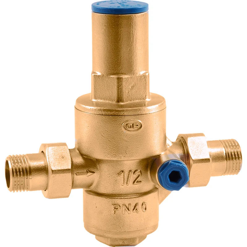 Riduttore Di Pressione A Membrana Pn 40 Teuton Con Filtro E Sede In Acciaio Inox 1"1/4 Codoli M