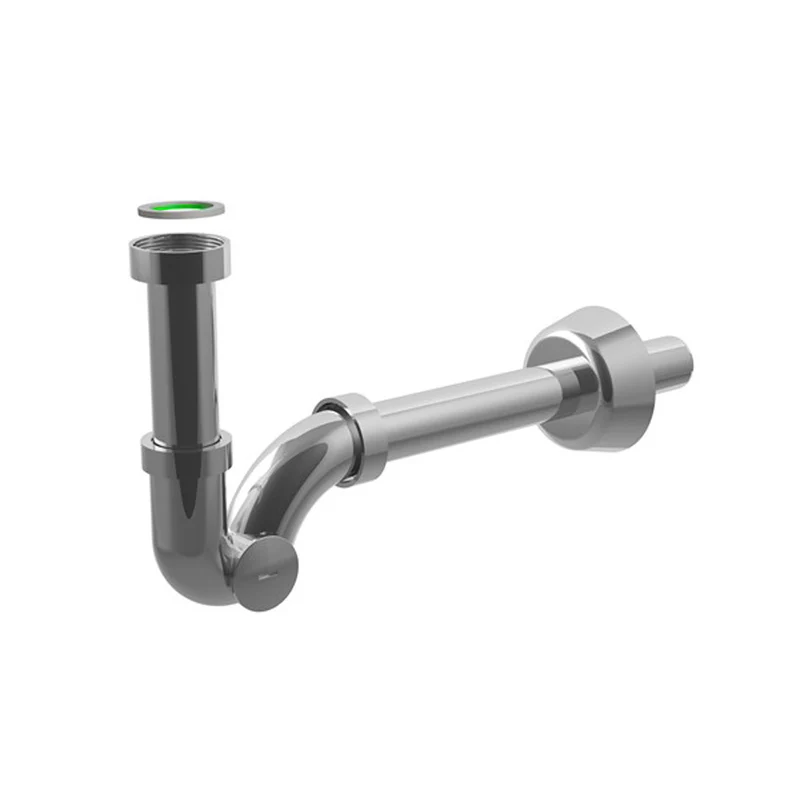 Sifone "Esse" Ispezionabile Cromato 1"1/4 - Ø 32 X 250