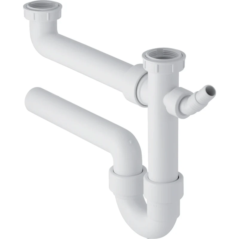 Sifone 2 Vie Per Lavello 1" 1/2 X 40