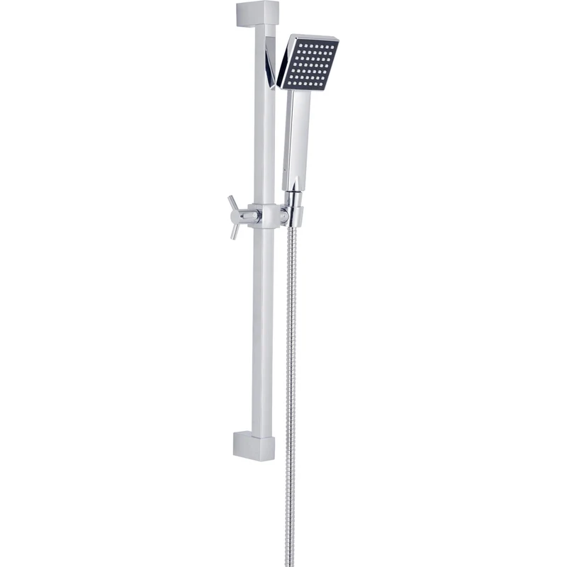 Set Saliscendi Doccia "Square" Cromo 1 Getto