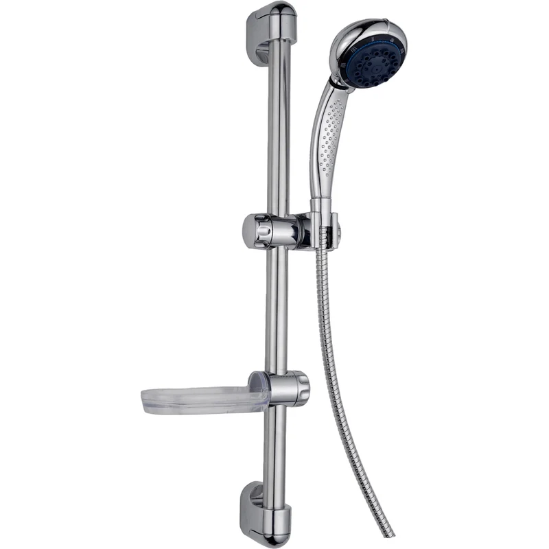 Set Saliscendi Doccia "Ginevra" Cromo 8 Getti