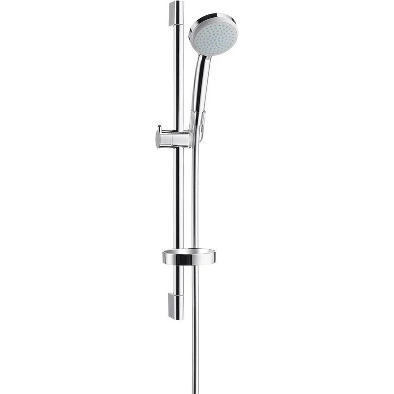 Set Saliscendi Doccia Croma 100 Con Portasapone Cromata 4 Getti