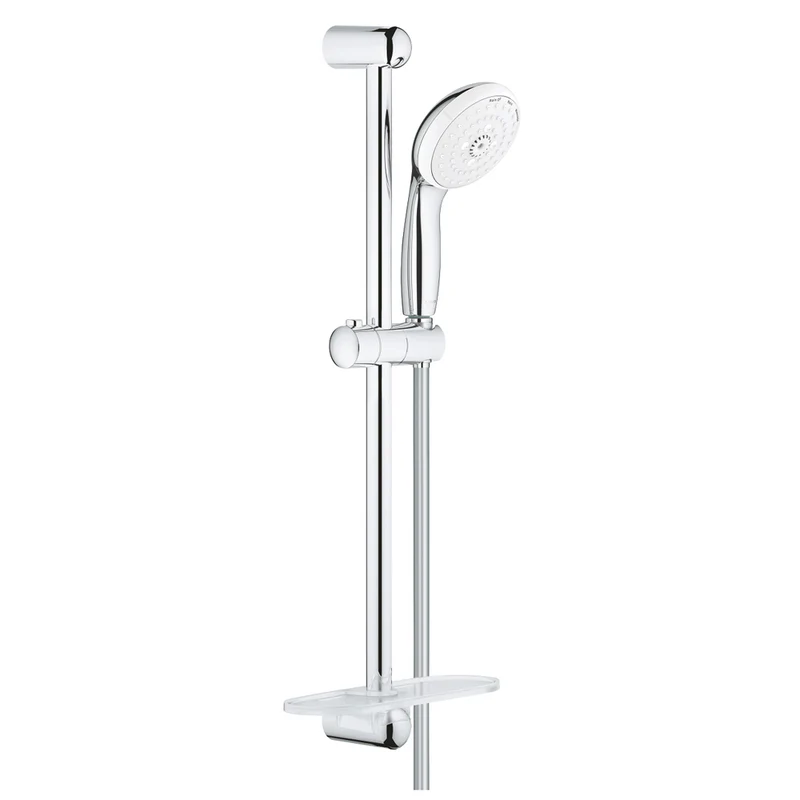 Set Saliscendi Doccia Con Portasapone Tempesta 100 3 Getti Clp Cromo