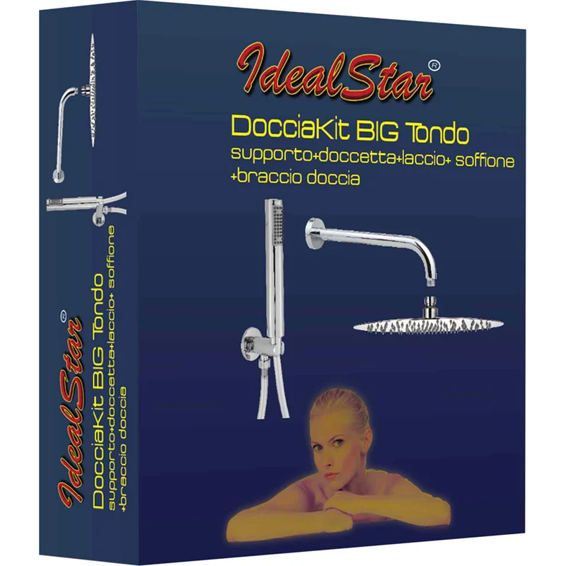 Set Doccia Cromo Tondo Ø 250 Mm