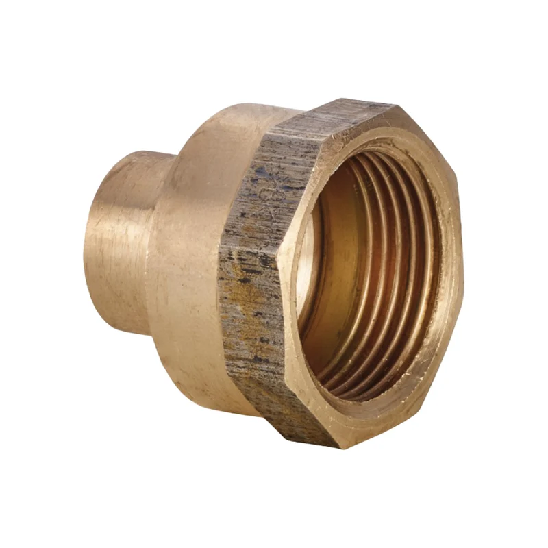 Manicotto Filettato Femmina In Bronzo A Saldare 42 X 1"1/4