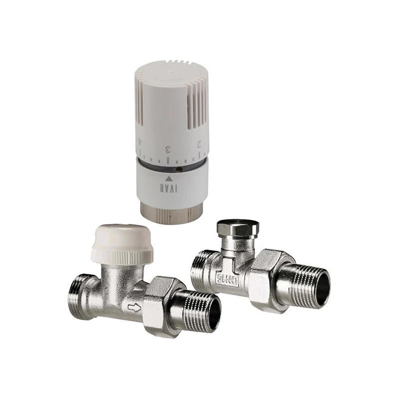Kit Termostatico Diritto Standard Con Attacco Maschio Ivar T1500 - Eurok X 1/2" M O-Ring