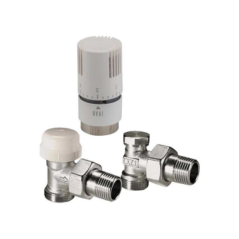Kit Termostatico A Squadra Standard Con Attacco Maschio Ivar T1500 - Eurok X 3/8" M O-Ring