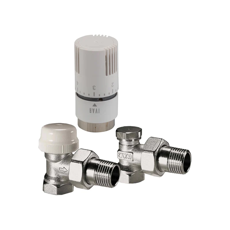 Kit Termostatico A Squadra Standard Con Attacco Femmina Ivar T1500 - 1/2" F X 1/2" M O-Ring