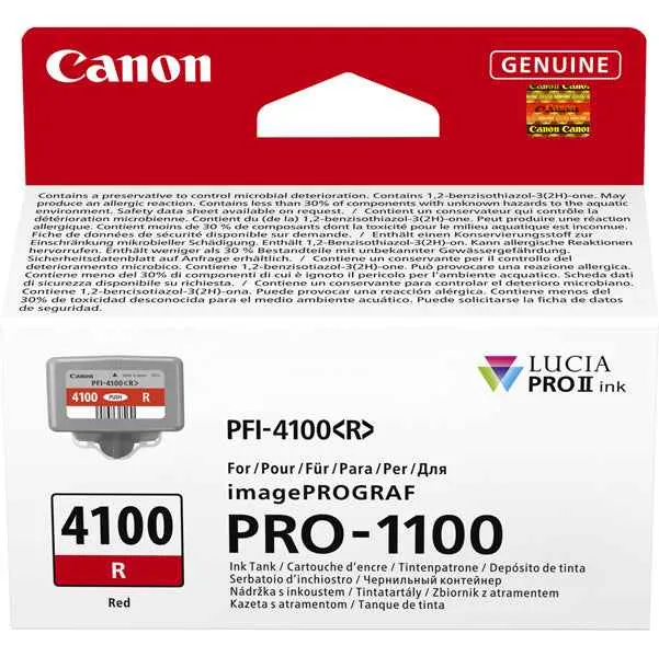 Canon - Cartuccia PFI-4100 - Rosso - 6785C001
