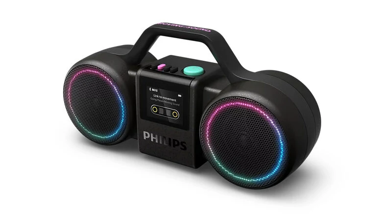 Philips The Roller Altoparlante portatile stereo Nero 60 W