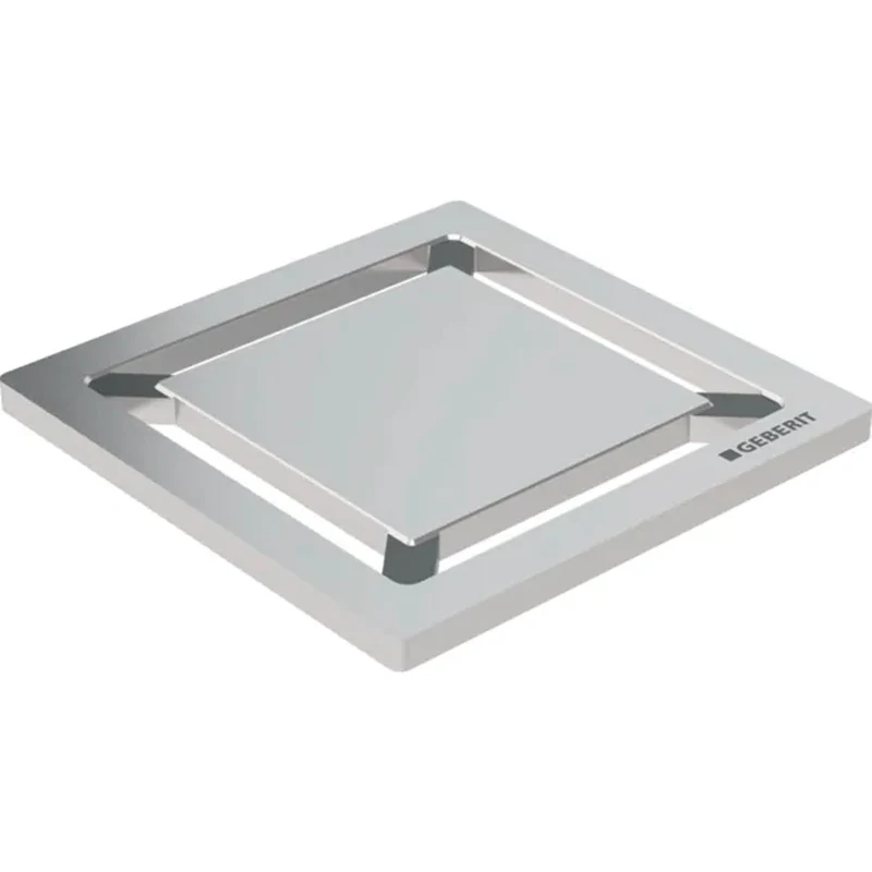 Griglia Inox Per Sifone Doccia Design 8X8 Quadrato