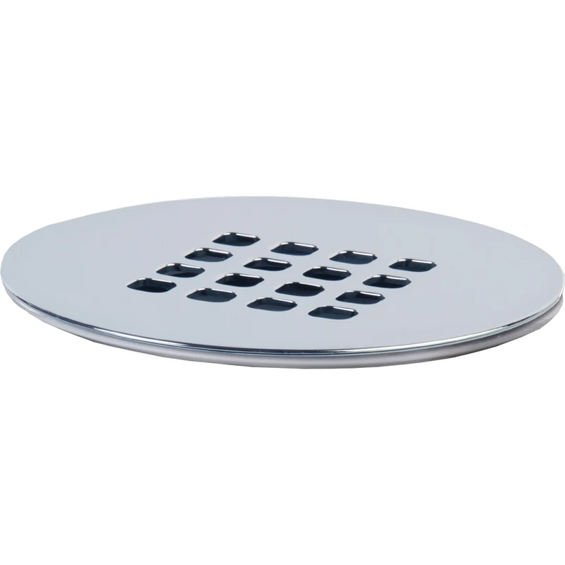 Griglia In Ottone Per Piletta Altair "Squares" Ø 110 - Cromo