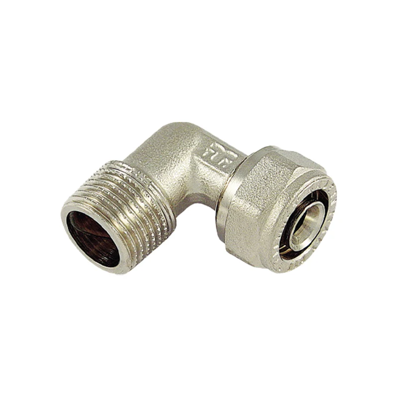 Gomito Maschio A Compressione Per Tubo Multistrato Tm 1" X Ø32 (3,0) Mm