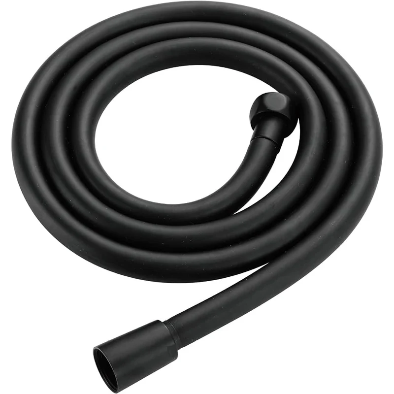 Flessibile Doccia Antitorsione Nero 1/2" Conico - Cm 175