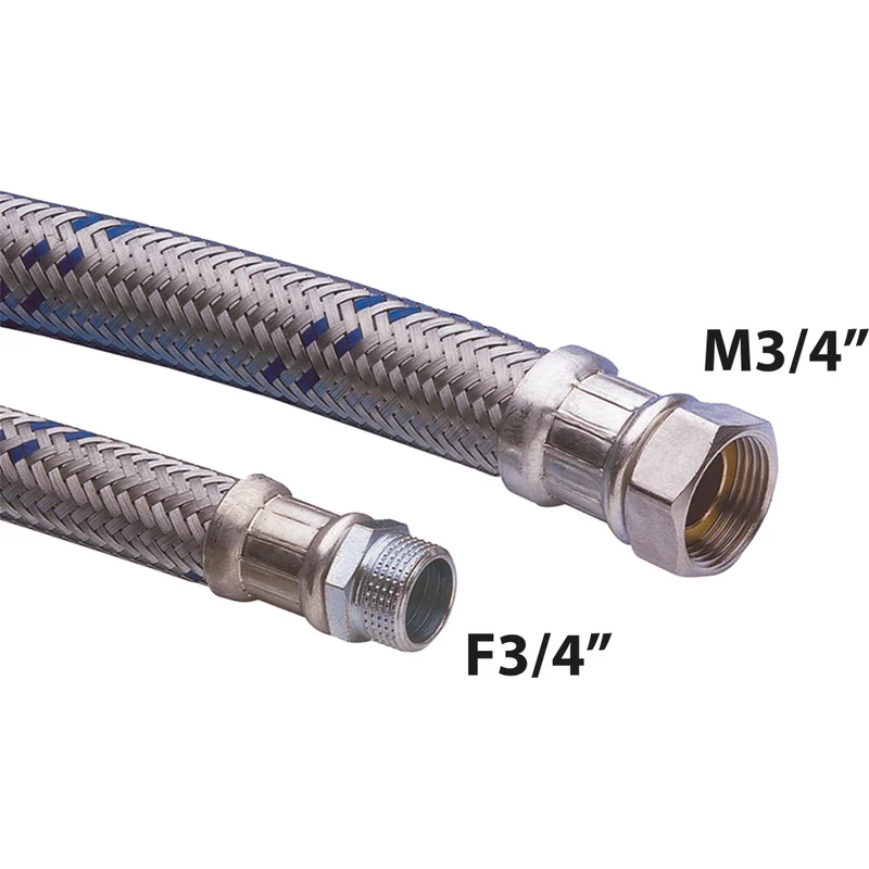 Flessibile Antivibrante 3/4" M X 3/4" F Cm 80