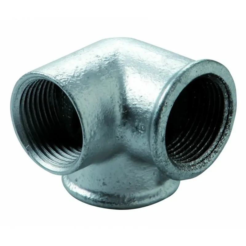 Distribuzione A Gomito In Ghisa Zincata 1"