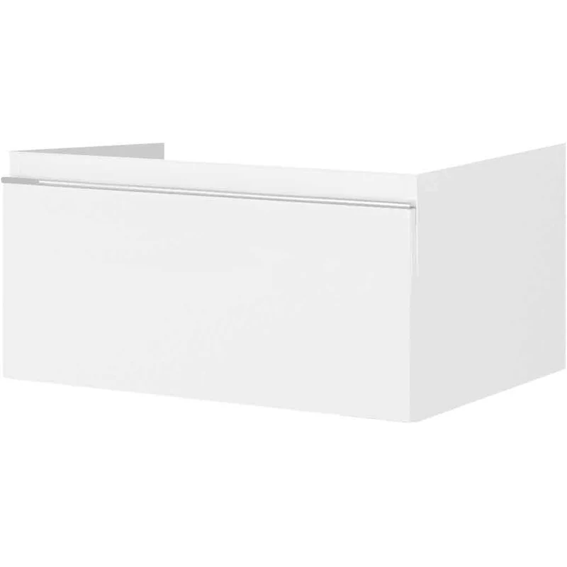 Cassetto Sospeso Aperto 'Albatros' Bianco Opaco Cm 80