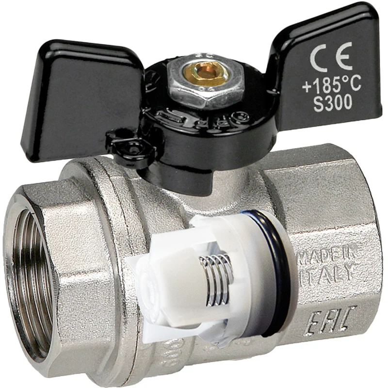 Valvola Con Ritegno Incorporato F/F Farfalla In Alluminio Bugatti 1" Dn 25