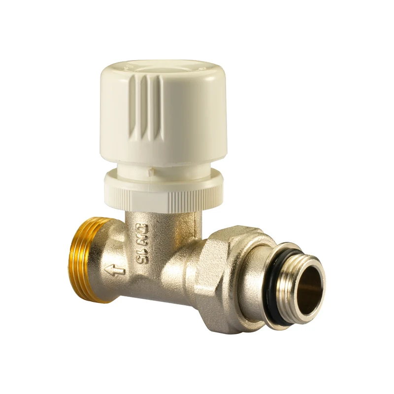 Valvola Termostatizzabile Diritta Con Attacco Maschio Serie Standard Ivar Eurok X 1/2" M O-Ring