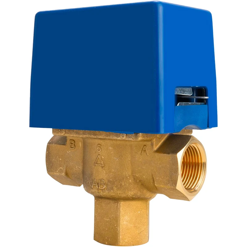Valvola Di Zona 3 Vie Motorizzata Con Ritorno A Molla 230 V 1" Pn 10