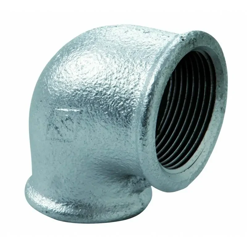Raccordo Gomito Ridotto Ff In Ghisa Zincata 2"X1"1/2