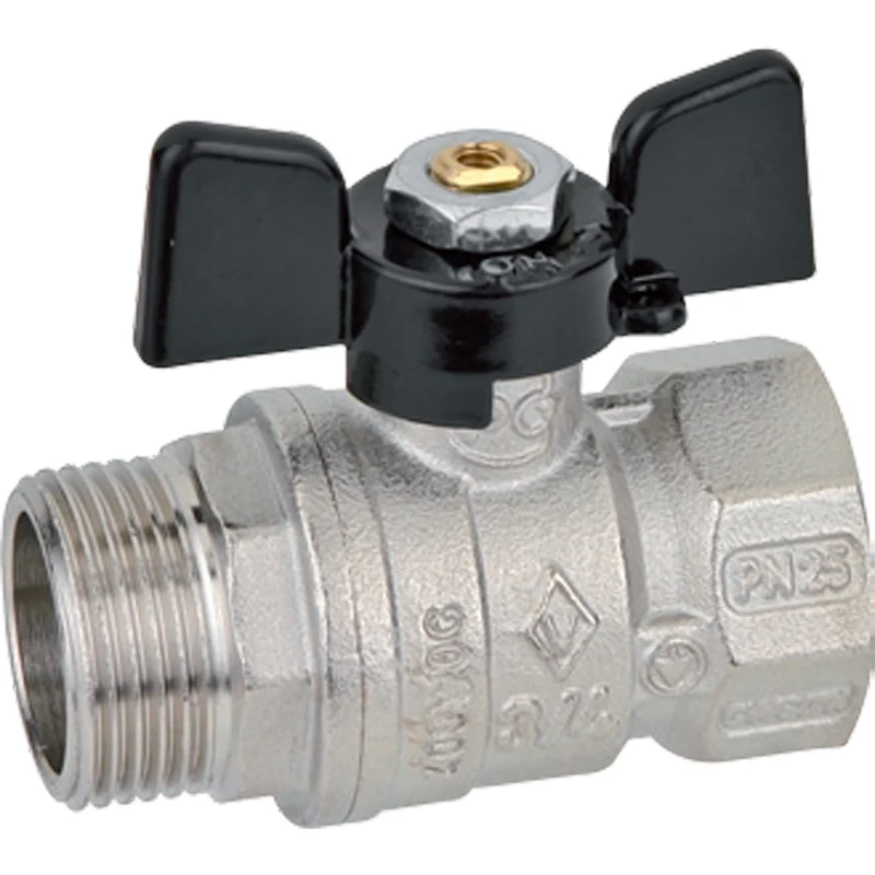 Valvola A Sfera P. Standard M-F Farfalla Alluminio Bugatti 1" Pn 25