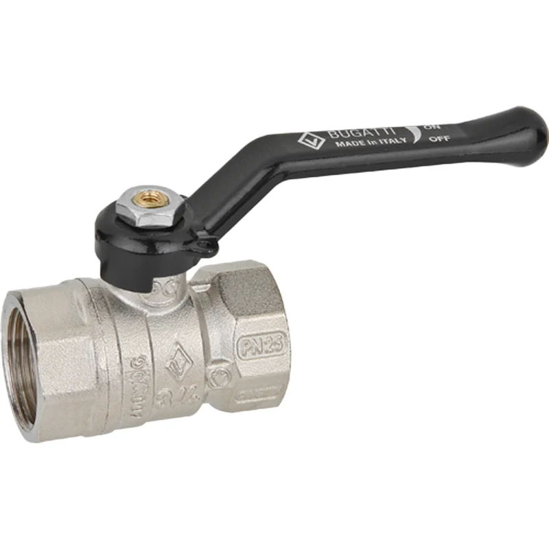 Valvola A Sfera P. Standard F-F Leva Alluminio Bugatti 1" Pn 25