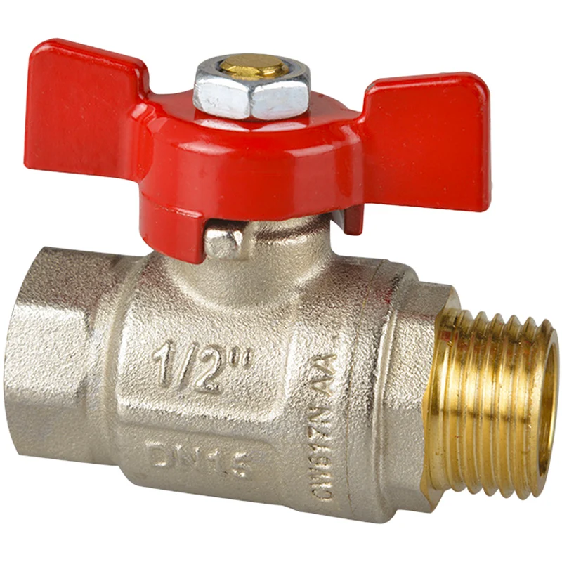 Valvola A Sfera M/F A Passaggio Totale Con Farfalla In Alluminio Icma 1"1/4 Pn 30