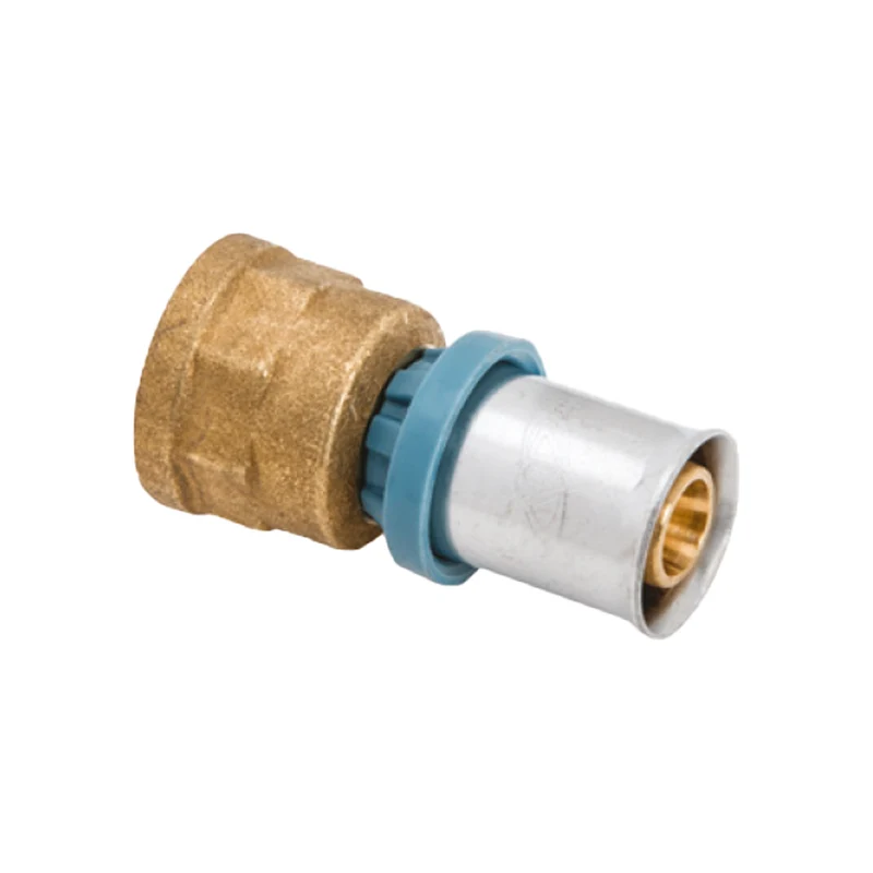 Raccordo Dritto Femmina A Pressare "Deltapress" Unidelta 40 X 1"1/4