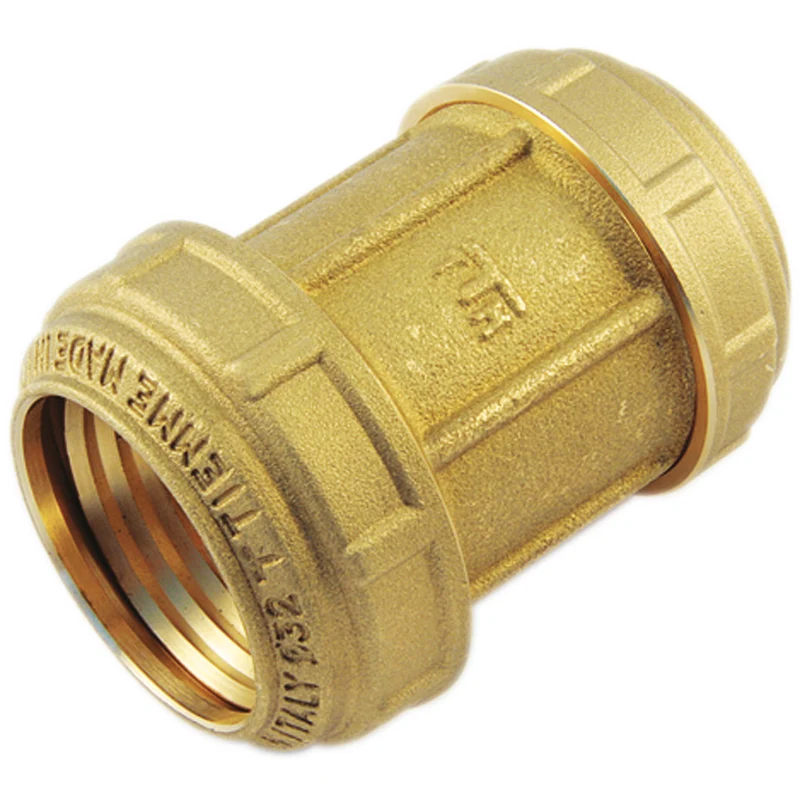 Raccordo Dritto Doppio Per Tubo Polietilene Pn 25 Tiemme 40X40