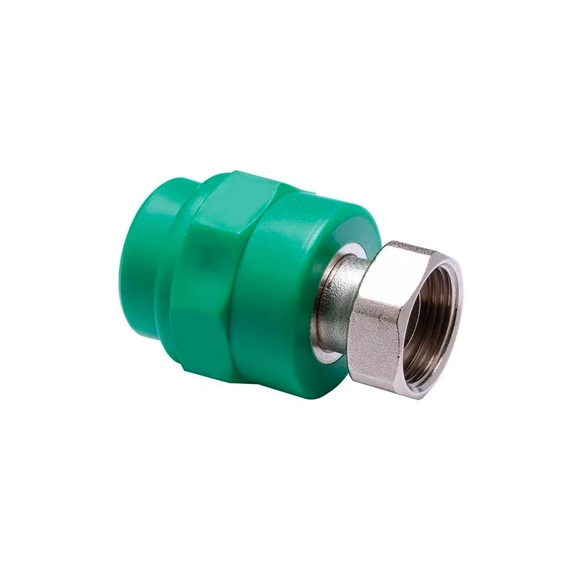 Raccordo Diritto Filettato Con Codolo In Ppr Verde Pn 25 3/4" X Ø 25
