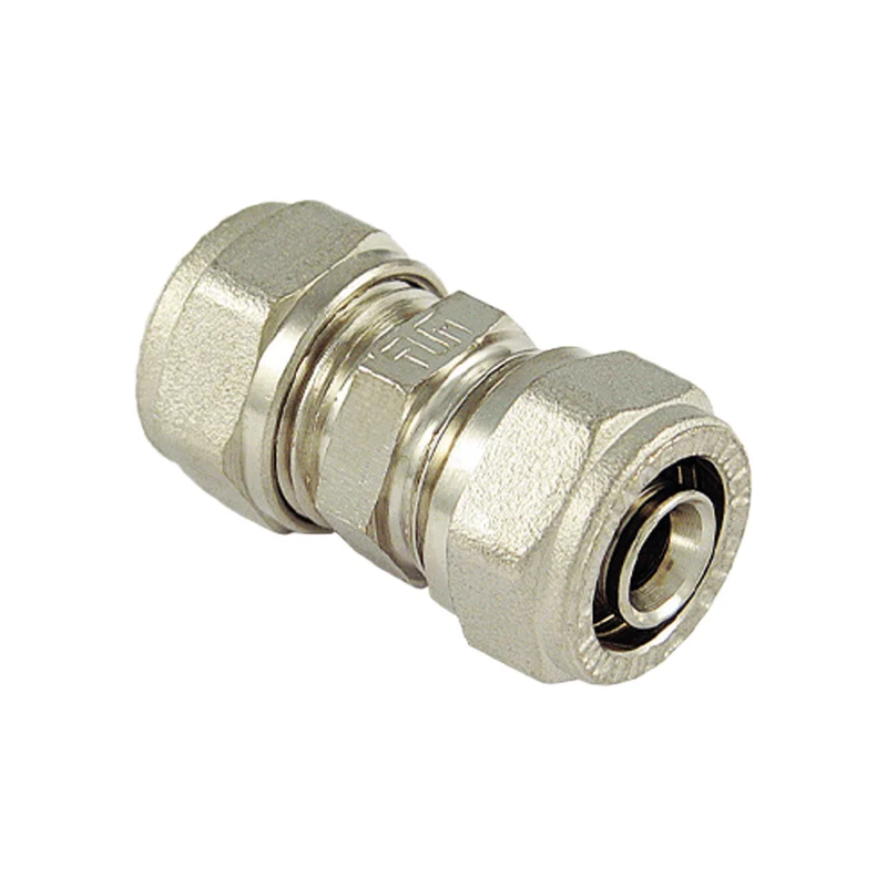 Raccordo Diritto Doppio A Compressione Per Tubo Multistrato Tm Ø26 (3,0) Mm
