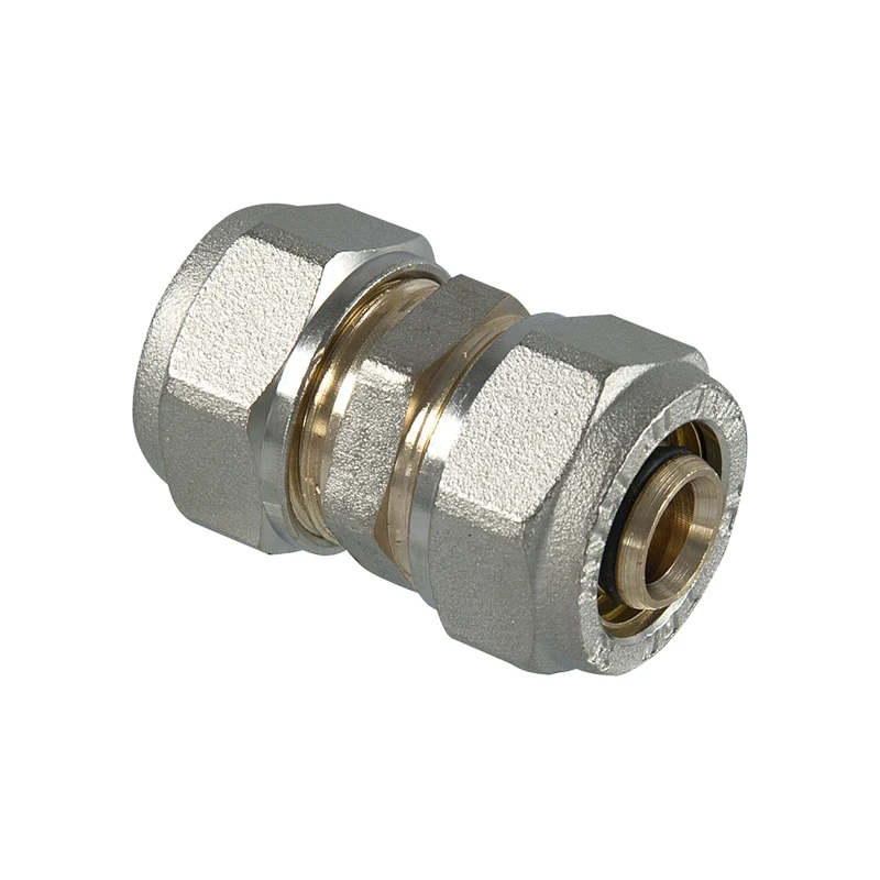 Raccordo Diritto Doppio A Compressione Per Tubo Multistrato Tdm Ø26 (3,0) Mm