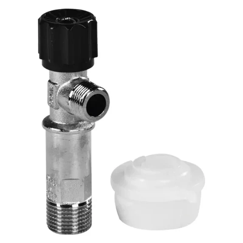 Rubinetto In Ottone Con Supporto Per Sara-Eco 1/2" - 3/8" M
